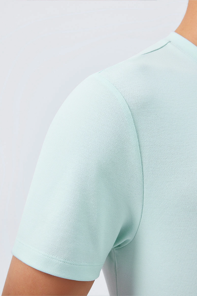 VISDRY? Crew Neck T-Shirt | Mint T545UZ Timeless Fit