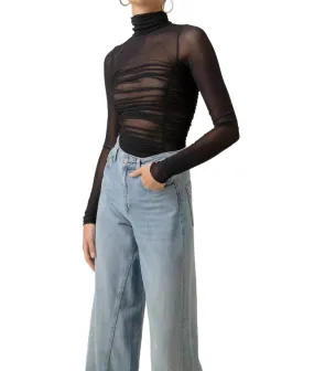 Chilly Ready Quincy Turtleneck In Black