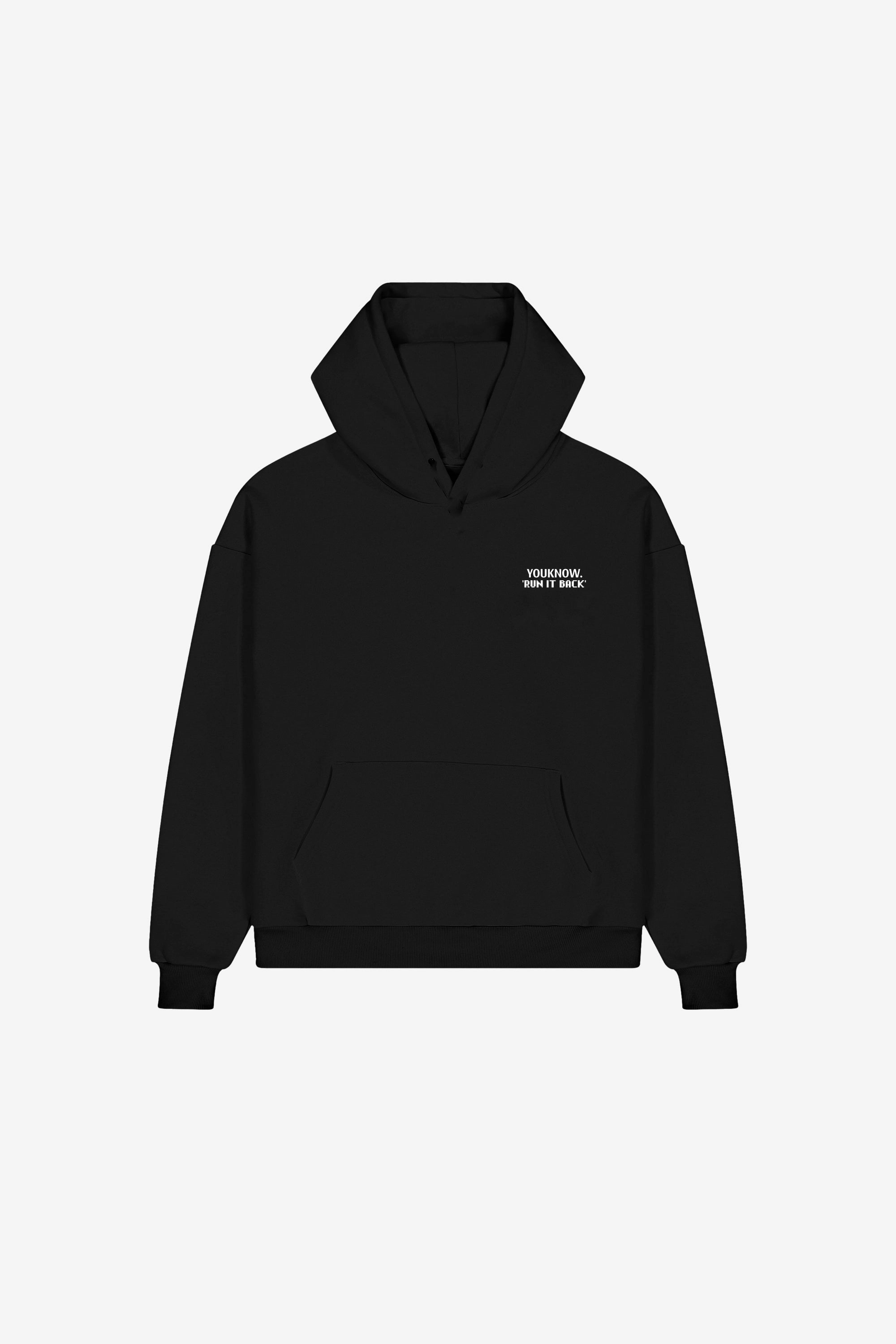 RUN IT BACK HOODIE | Msn Tonal Stitching