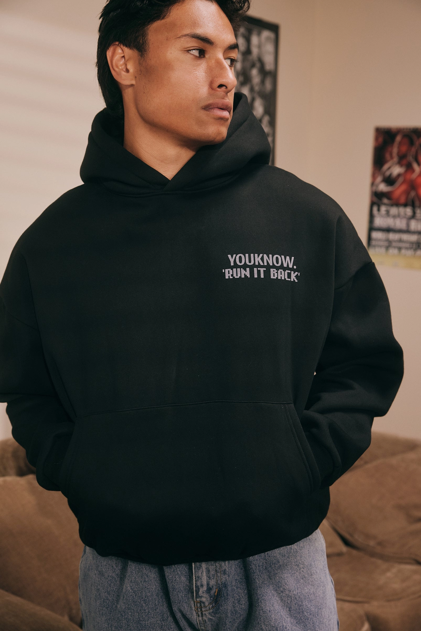 Street Mood Festival Style RUN IT BACK HOODIE | Msn