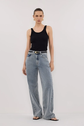Seamless Waist Technology REAGAN 2.0 LIGHT BLUE TALL SLOUCHY JEAN