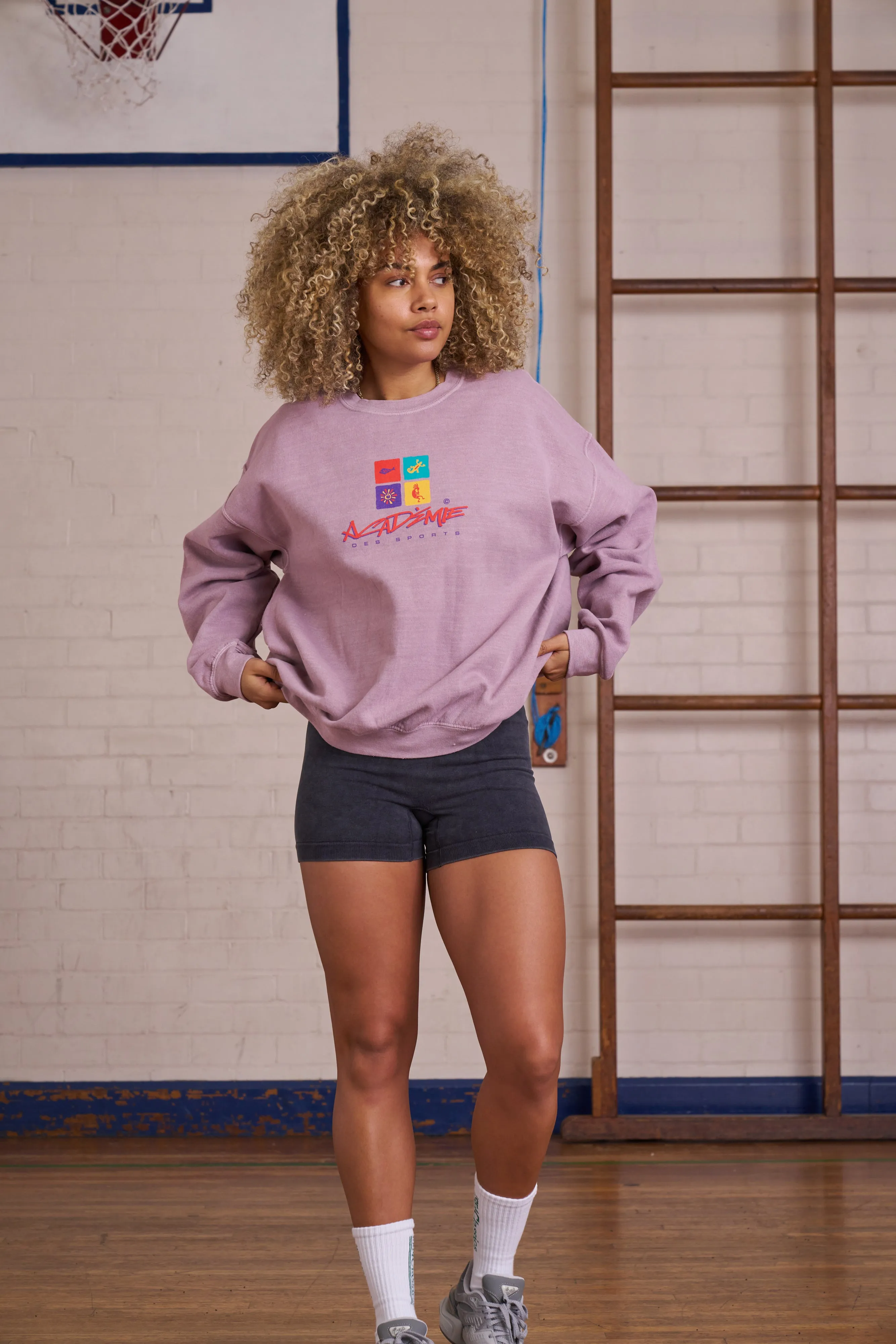 Vice 84 *10 Years Of* 'Sea Shapes' Sweater - Vintage Washed Mauve Snuggle Ready Modern Knit