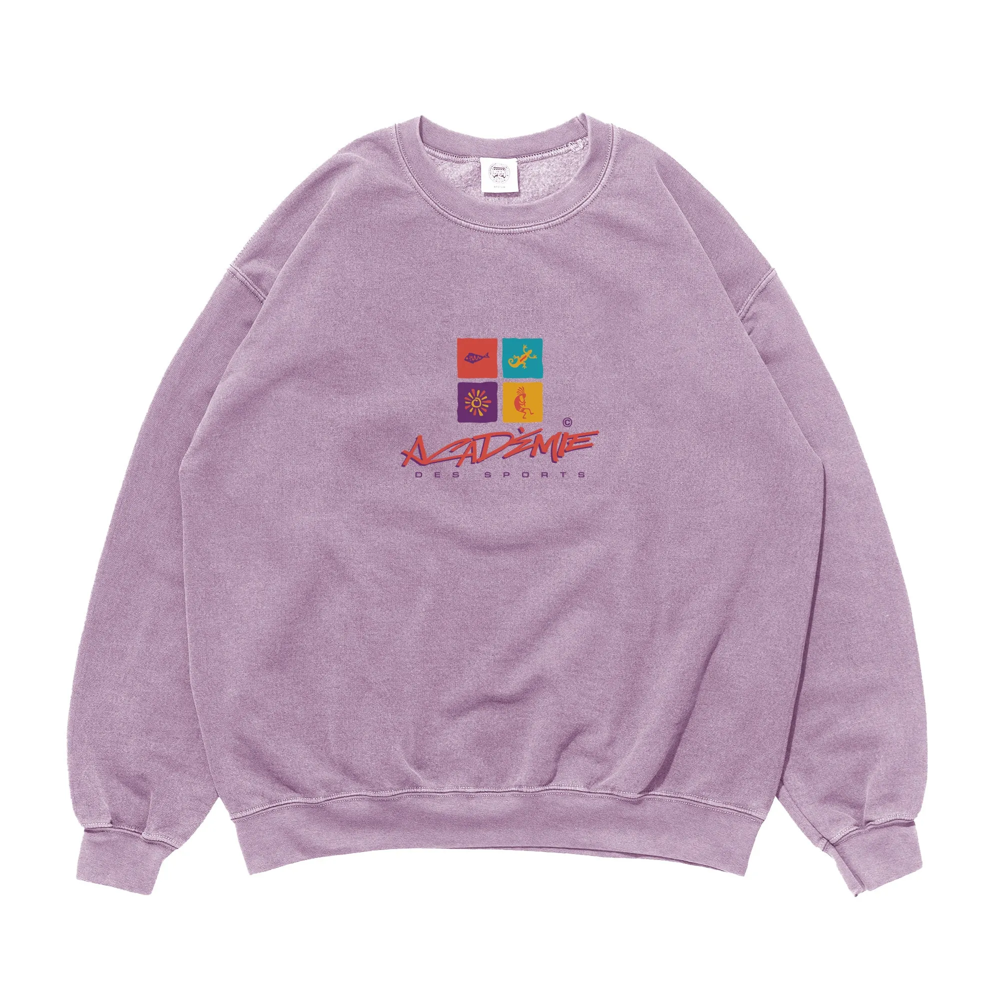 Vice 84 *10 Years Of* 'Sea Shapes' Sweater - Vintage Washed Mauve Simple Cozy
