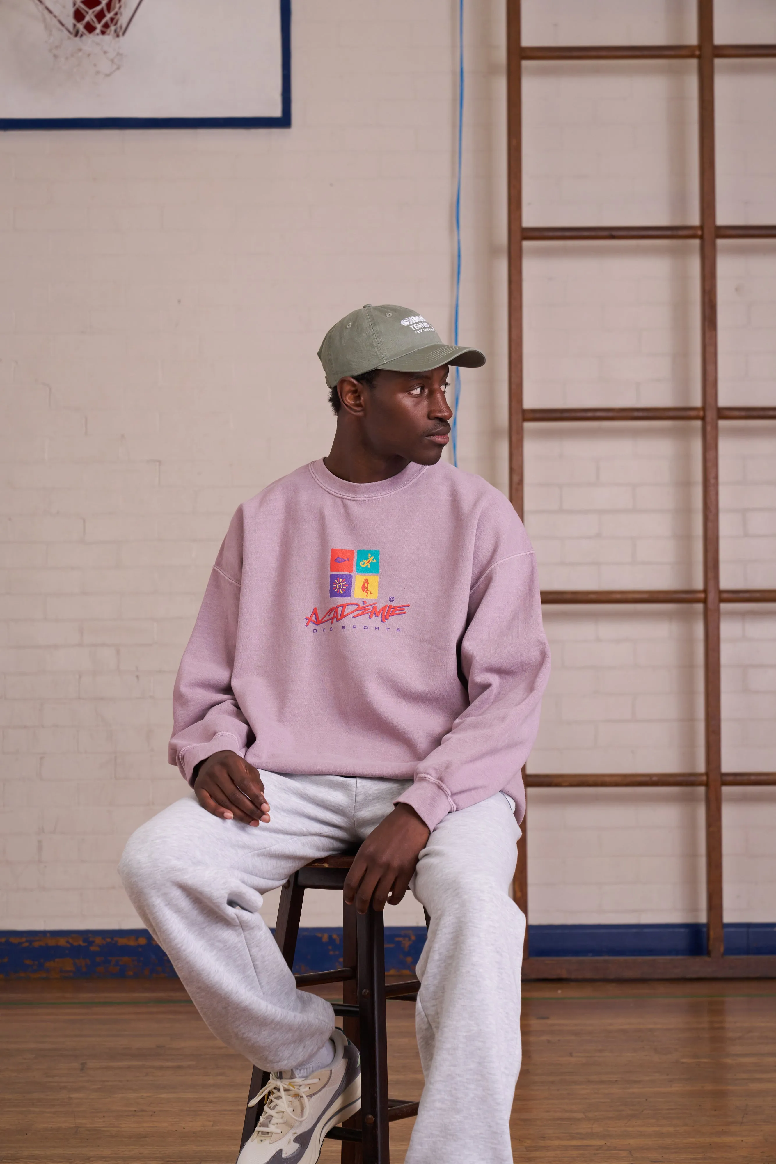 Vice 84 *10 Years Of* 'Sea Shapes' Sweater - Vintage Washed Mauve Durable Reinforced Elbows Chilly Wardrobe
