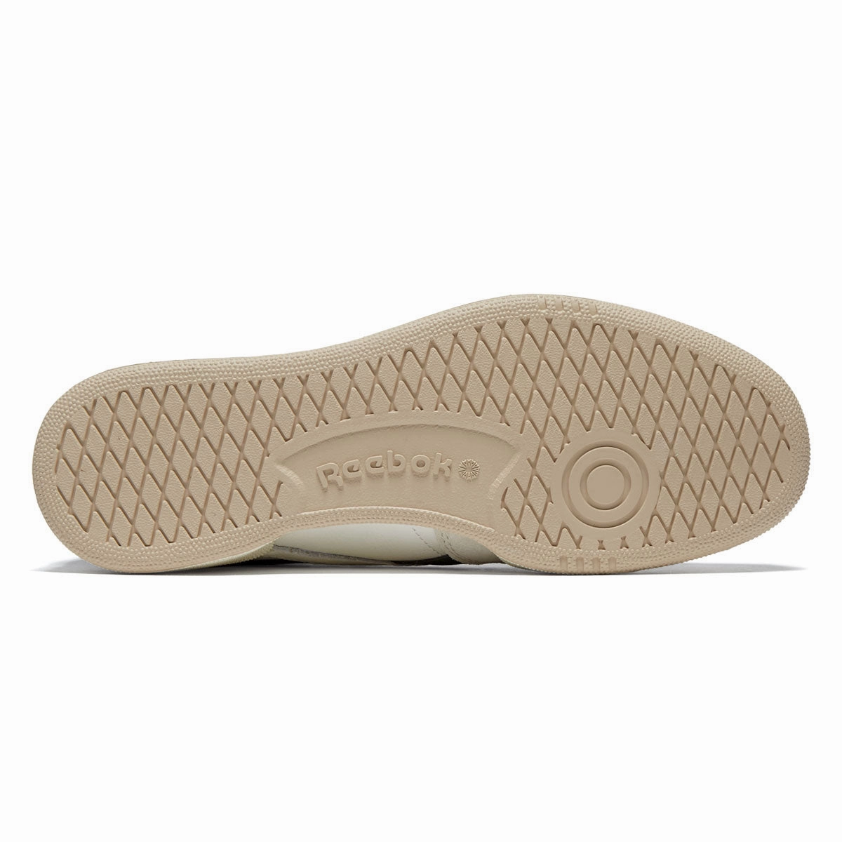 Reebok Club C Revenge Vintage Shoes - Chalk/Break Away Green/Tan Multi-functional breathability Grip Sole