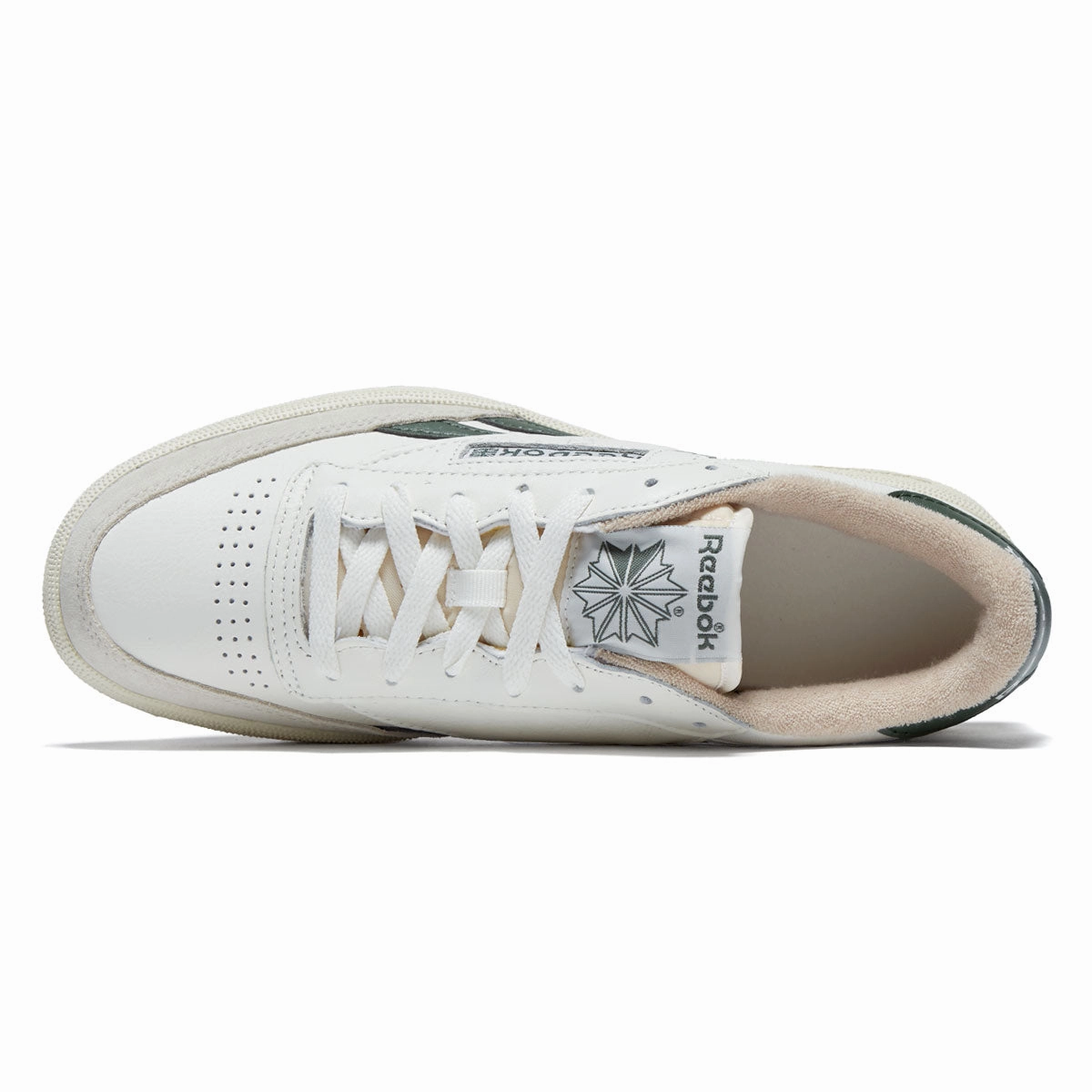 Reebok Club C Revenge Vintage Shoes - Chalk/Break Away Green/Tan No Limits City Runner