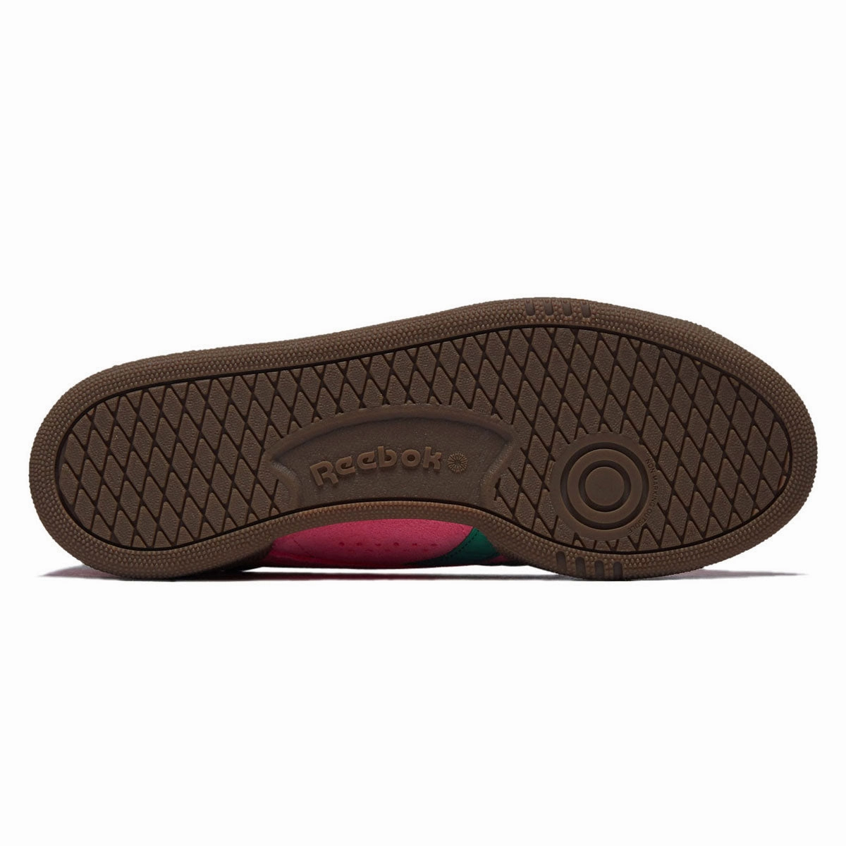 ModernDesign Reebok Womens Club C Grounds UK Shoes - Atomic Pink/Upgrade Green/Gum