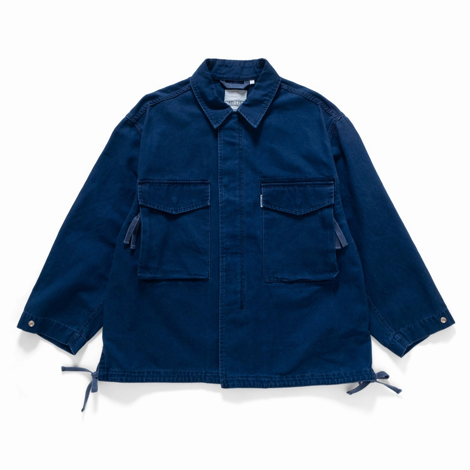 Hypoallergenic Fabric Blend Reflective details (JK382) Japanese Fabric Indigo M65 Field Jacket