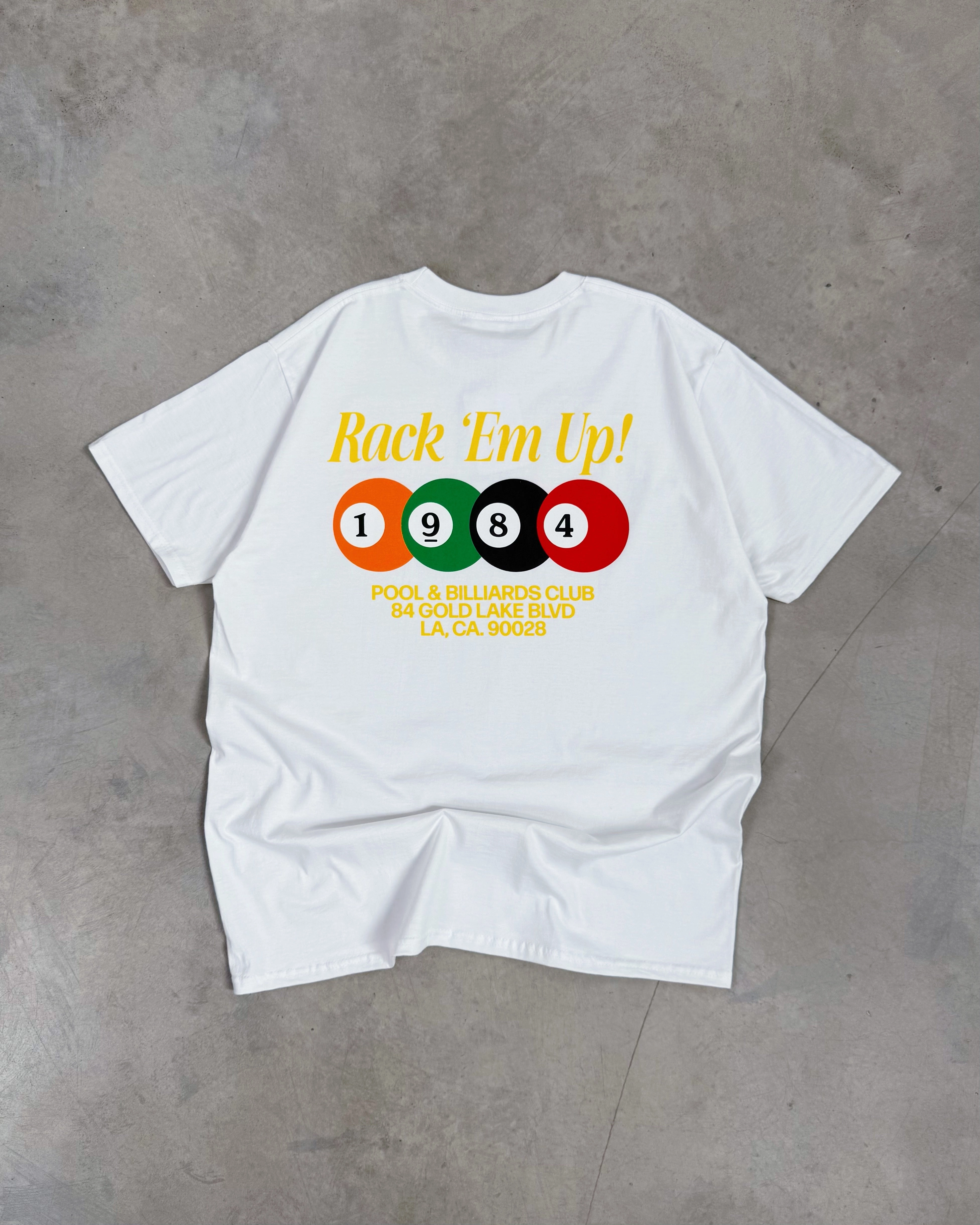 Weekend Ready Vice 84 'Rack 'Em Up' Tee - White
