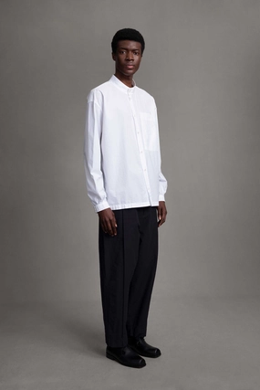 THE LIBRARIAN TROUSER / STRUCTURED COTTON INK Cozy Touch