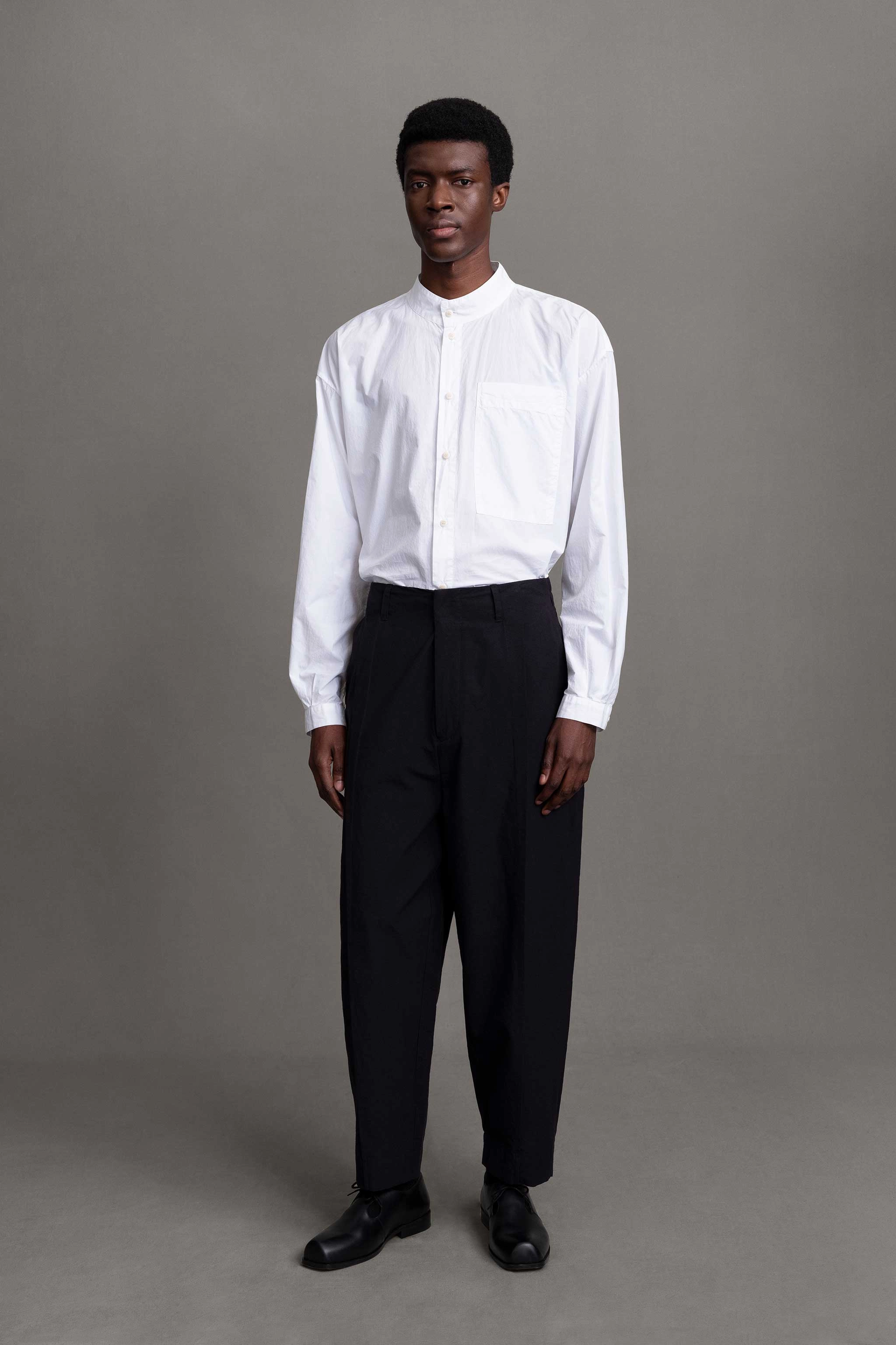 THE LIBRARIAN TROUSER / STRUCTURED COTTON INK Utility Fit