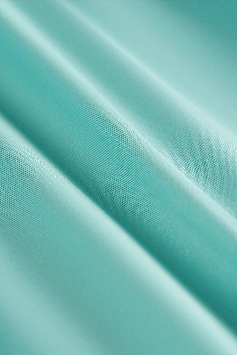 Regal Crew Neck T-Shirt | Turquoise Green PT5218 Cross Grain Knit