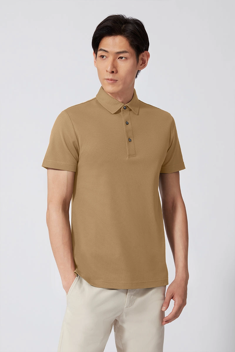 Regal Pique Polo | Khaki 171028 Breathable Textile