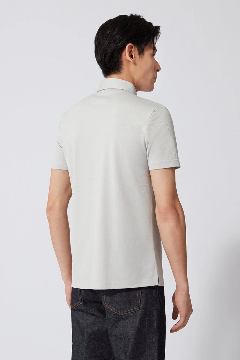 Tailored Style Regal Pique Polo | Light Grey GYE008