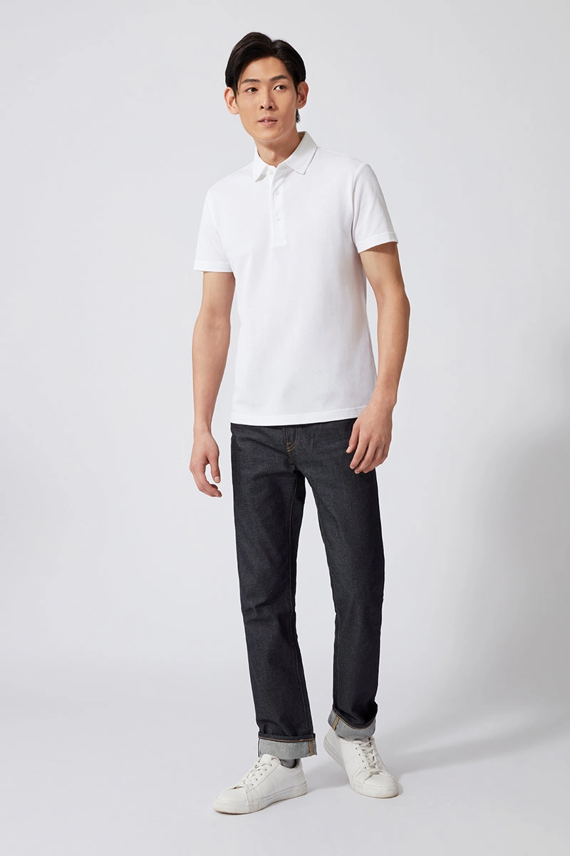 Regal Pique Polo | White WH001Z Lightweight Material