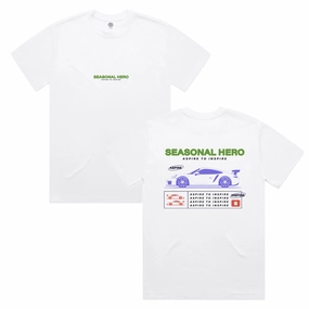 Seasonal Hero 'Making a Difference' Tee - White Bohemian Essential Clothing