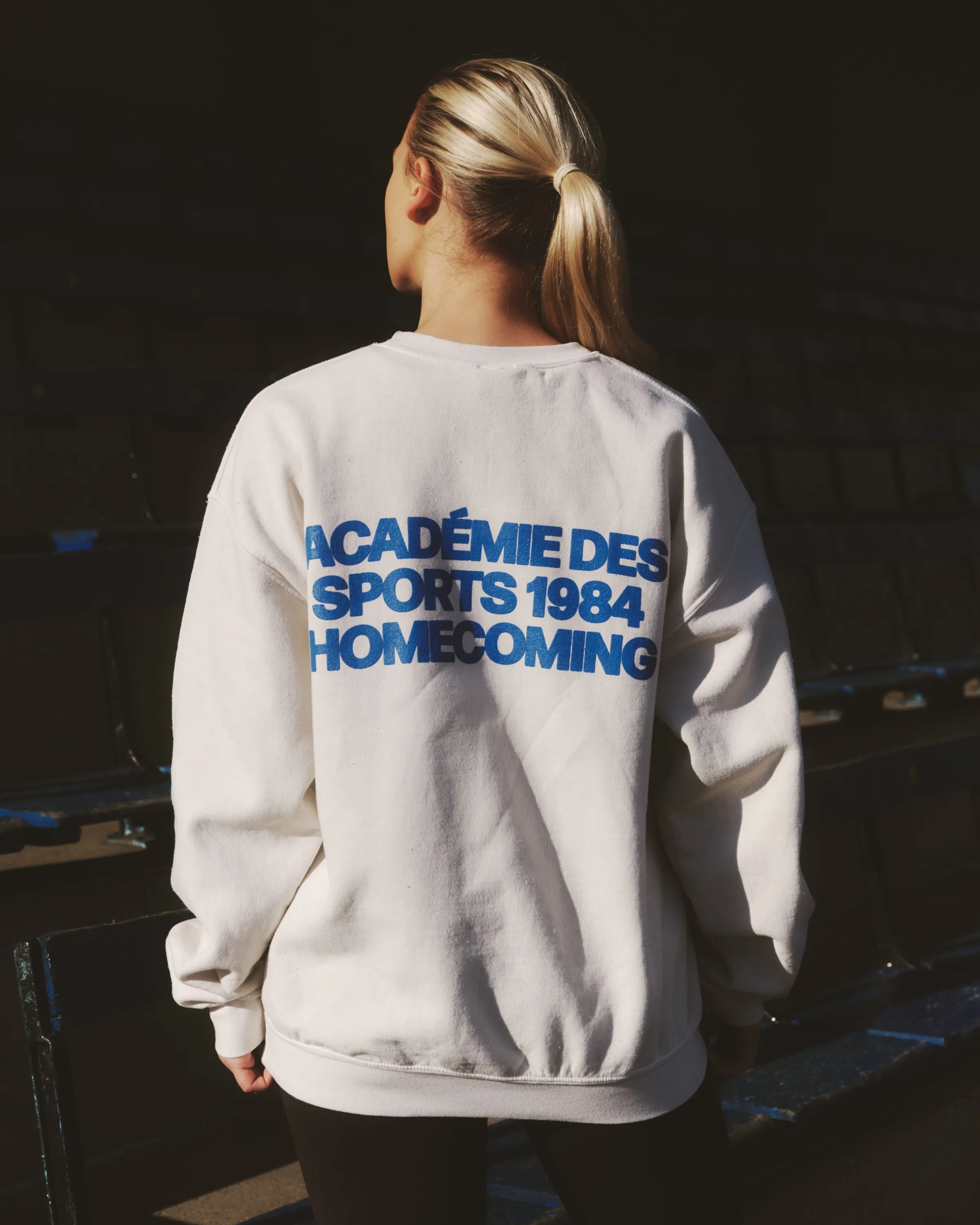 Vice 84 'Homecoming' Vintage Washed Sweater - Cream Garment Dyed Finish Comfy Essentials
