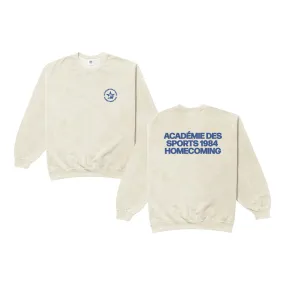 Vice 84 'Homecoming' Vintage Washed Sweater - Cream Winter Cozy