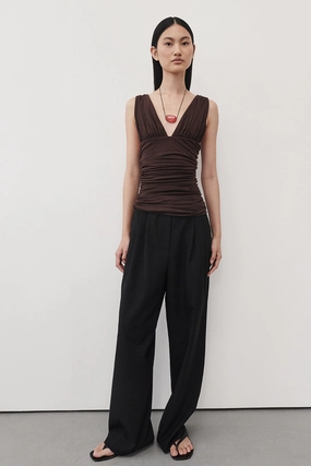 Weekend Ready Ripped design REMY BLACK TAILORED PANT