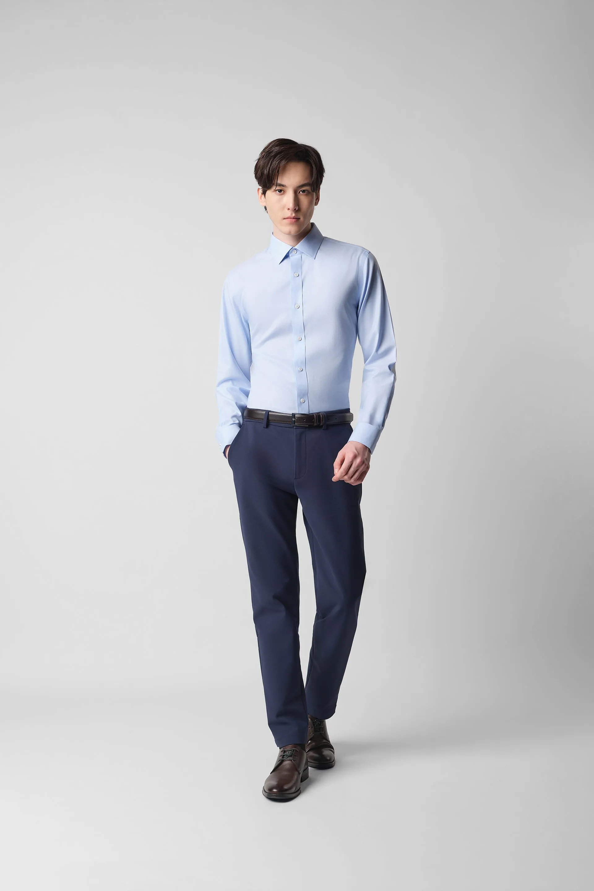 adult clothing Repel? Royal Oxford Dress Shirt | Blue 29422N