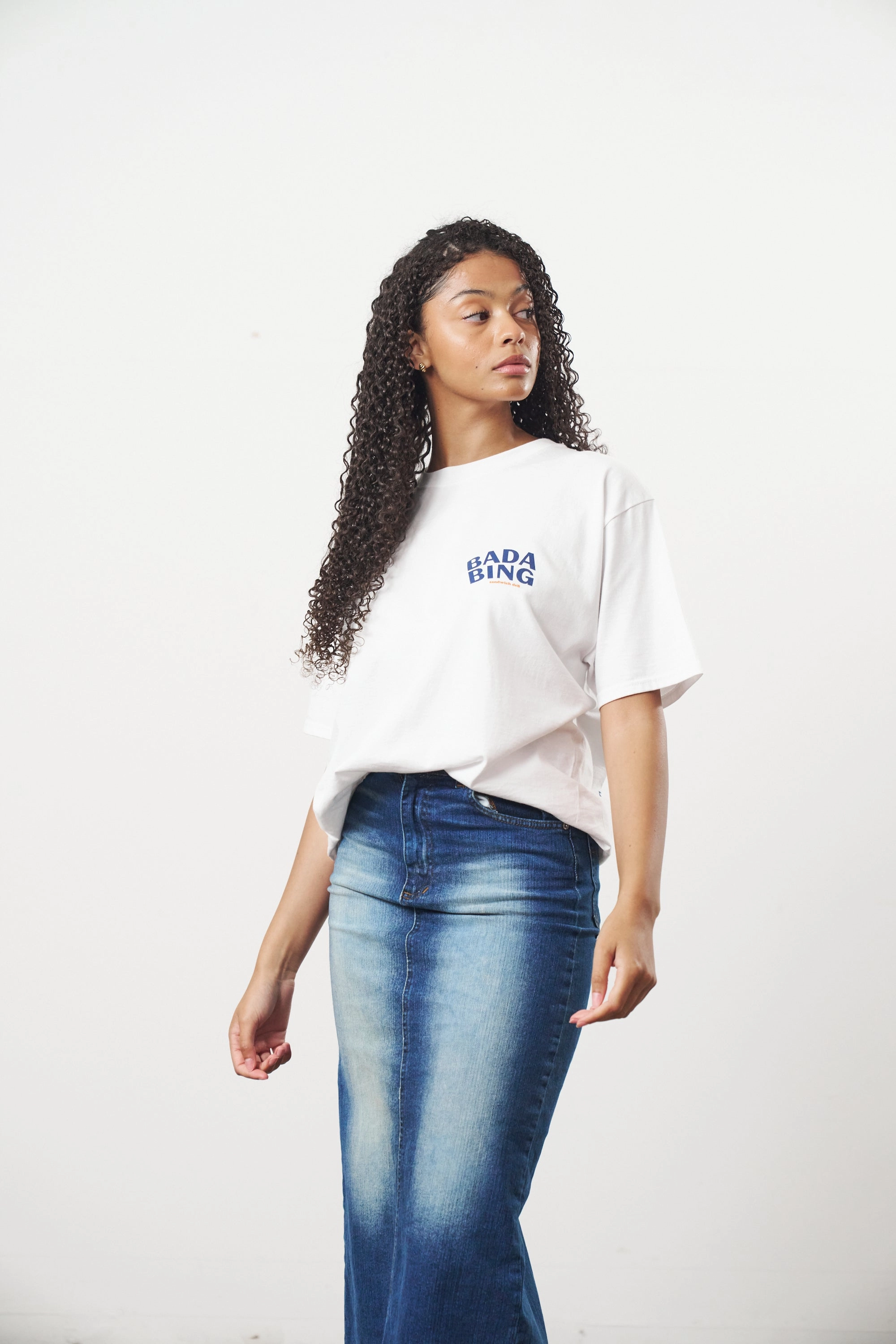 Stylish Fit Bada Bing x UN:IK 'Dead Hungry' Tee - White