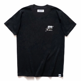 (EMT115) Make Your Own Black Shiba Zzz Graphic Tee LowImpactDye Seam Free Shoulders