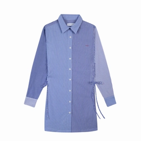 Judlin Amour Blue Stripes Patch Color Pop velvet feel