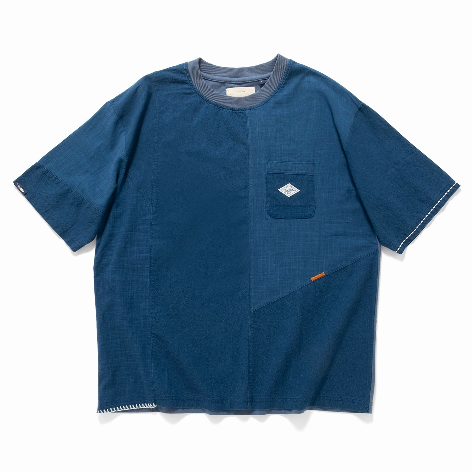 Stylish Day Wear (TP1602) Indigo Patchwork Tee