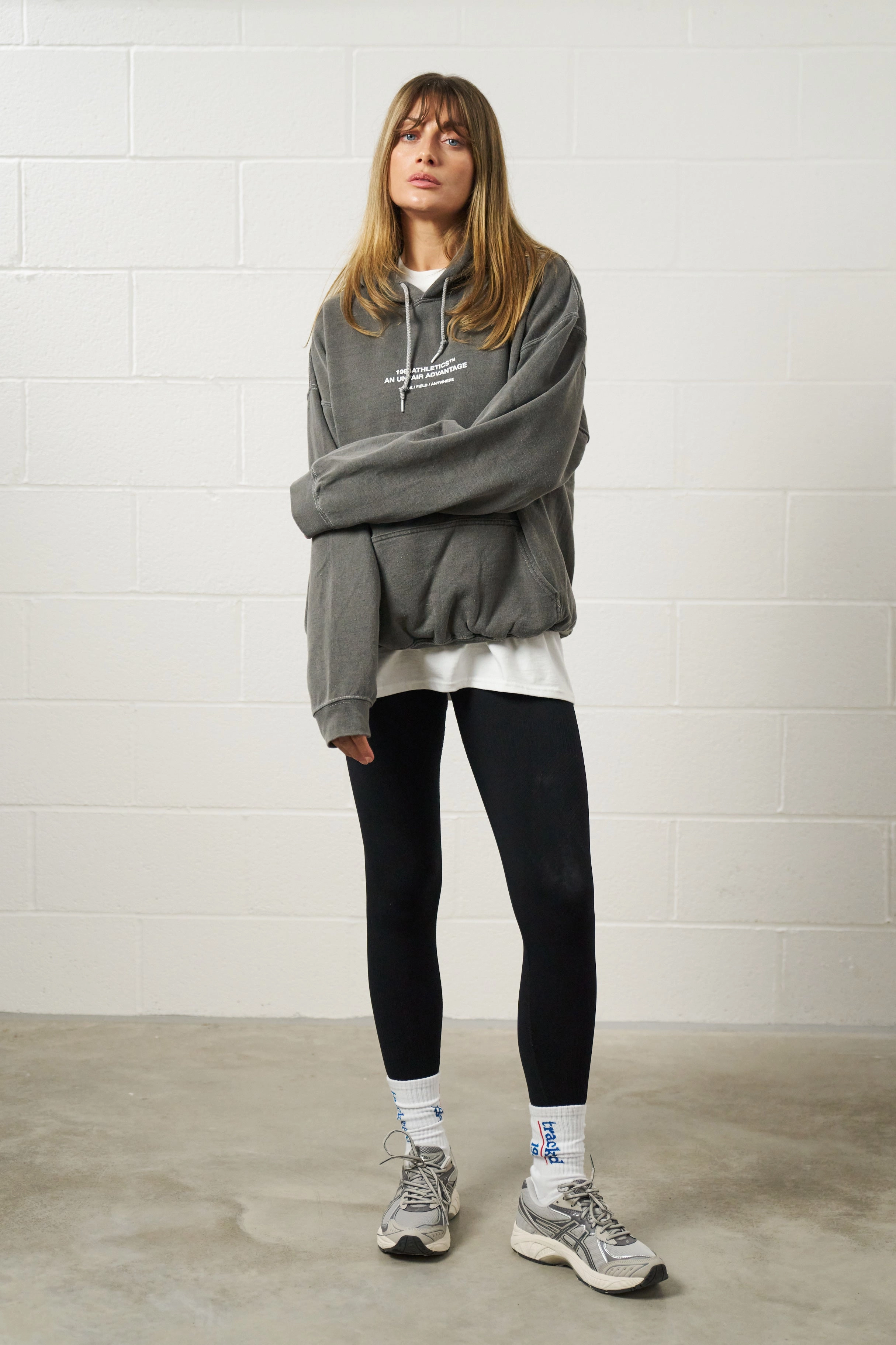 Vice 84 'Athletics' Vintage Washed Hoodie - Black winter clothing