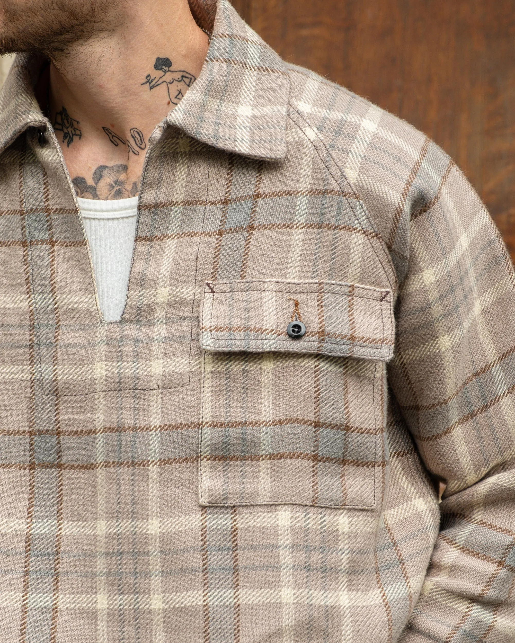 crew neck Gym Wear REWORK? FISHERMAN SHIRT