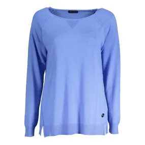 Curved Hemline Windproof Weave North Sails Cotton Women's Sweater