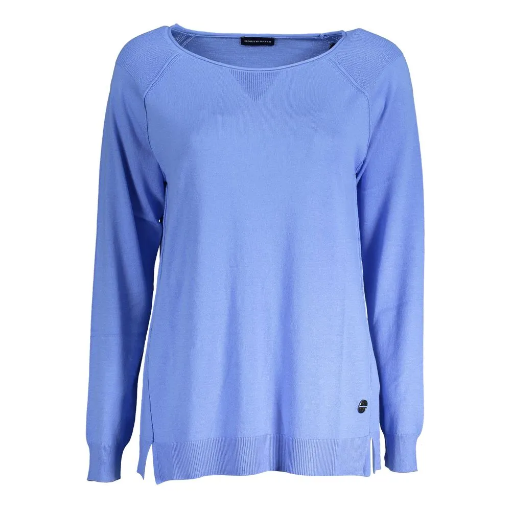 Curved Hemline Windproof Weave North Sails Cotton Women's Sweater