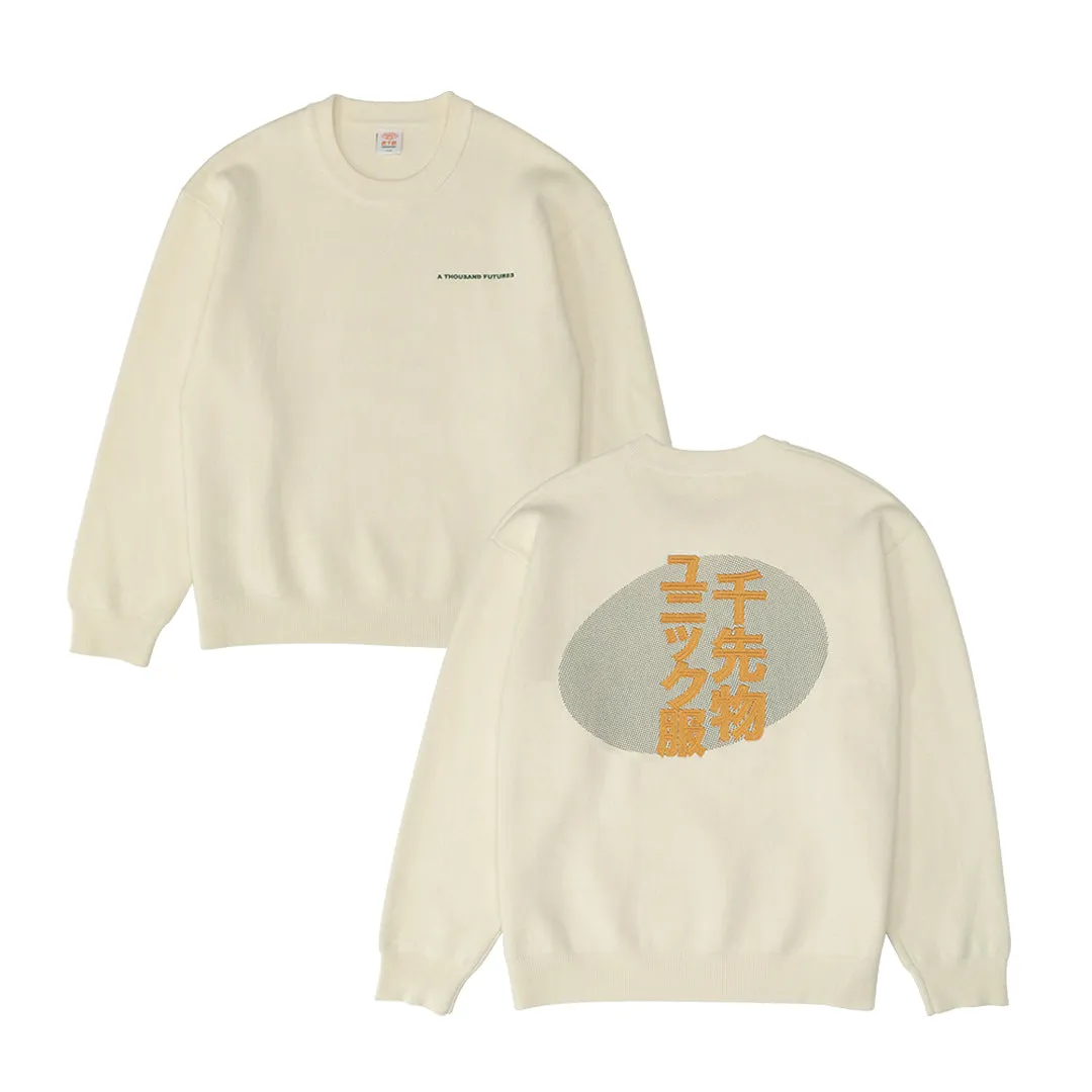 Smart Fashion A Thousand Futures 'Kyoto' Knit Sweater - Ecru