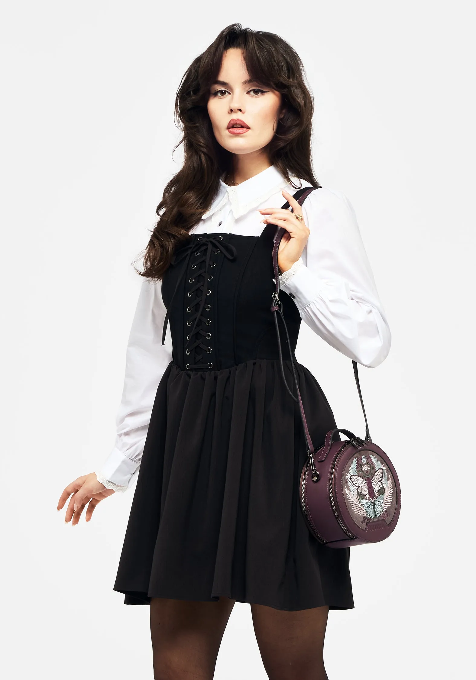 Miranda Mini Corset Dress SeamlessConstruction Shirred-Detail