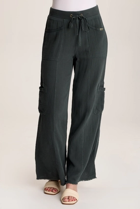 Easy Access Rizal Gauze Pocket Flare Pant
