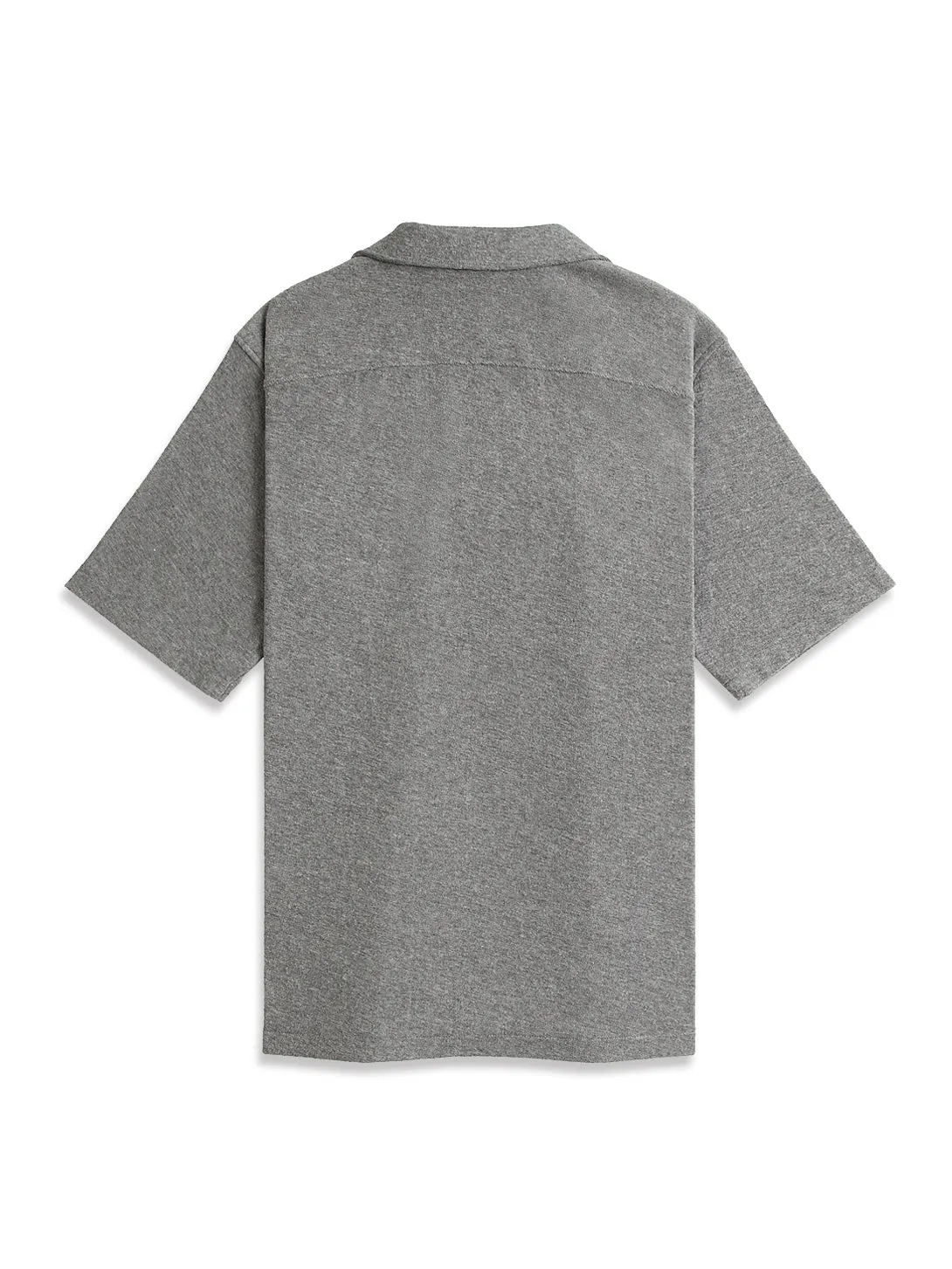 Flatlock stitching Rockaway Towel Heather Shirt Shadow Heather