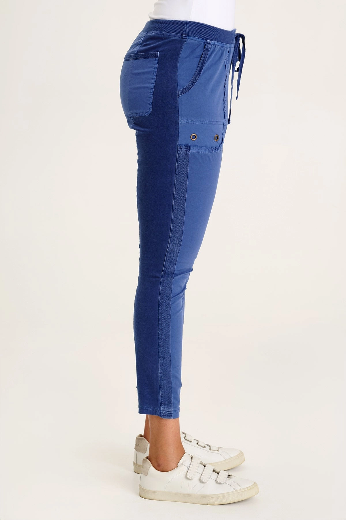 Casual Stretch Fit Rohan Poplin Jersey Drawstring Legging