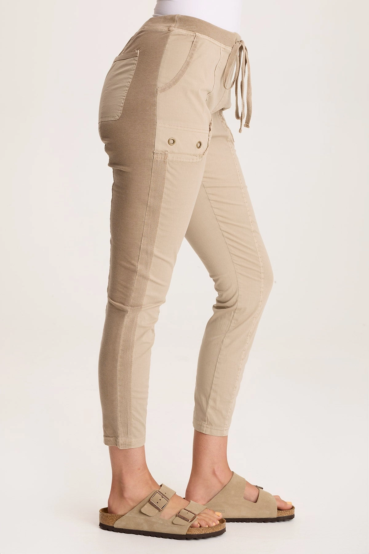 Relaxed Comfort Fit Timeless Wear Rohan Poplin Jersey Drawstring Legging