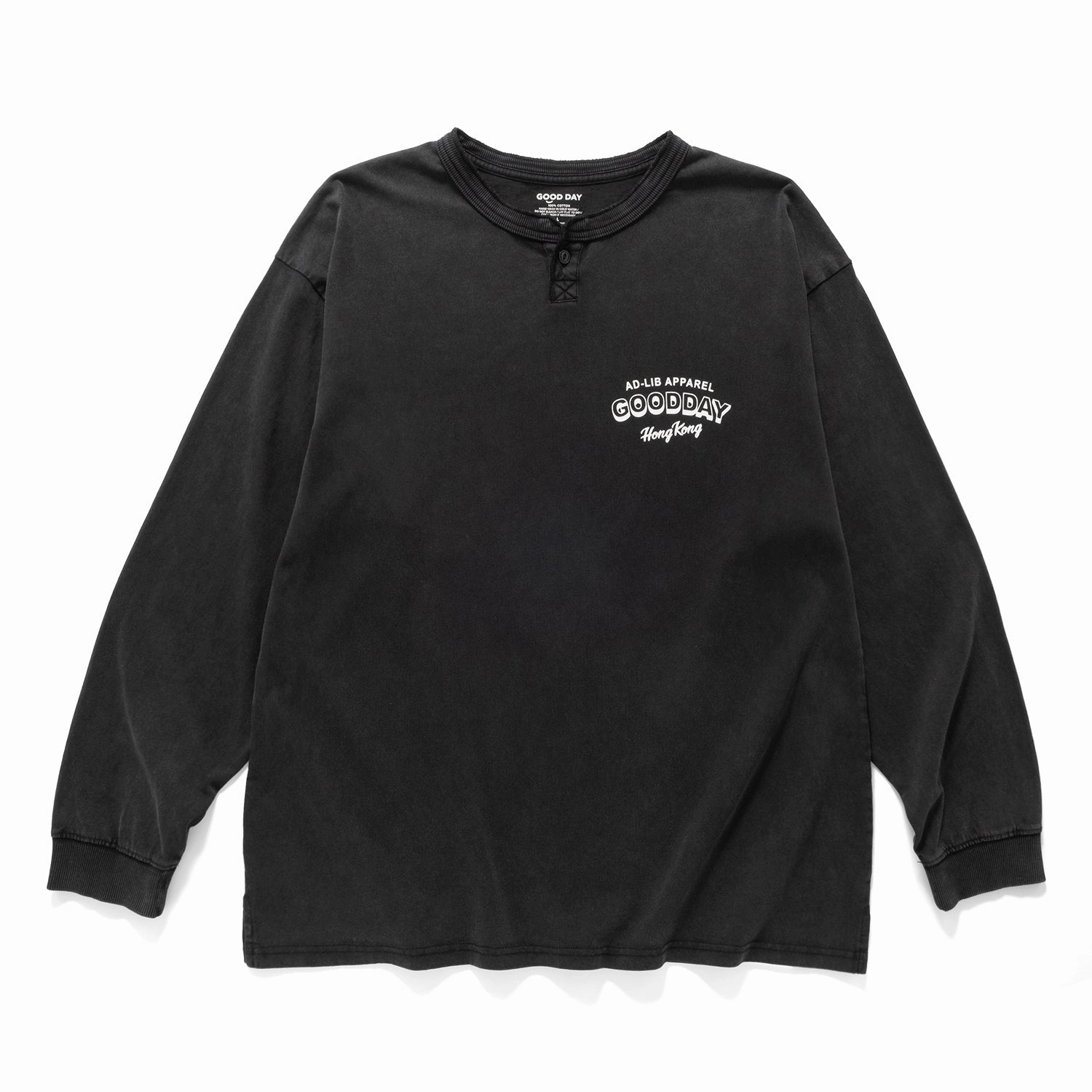 Sporty Fashion (ZT1617) Henley Neck Long Sleeve Tee (Online Exclusive)