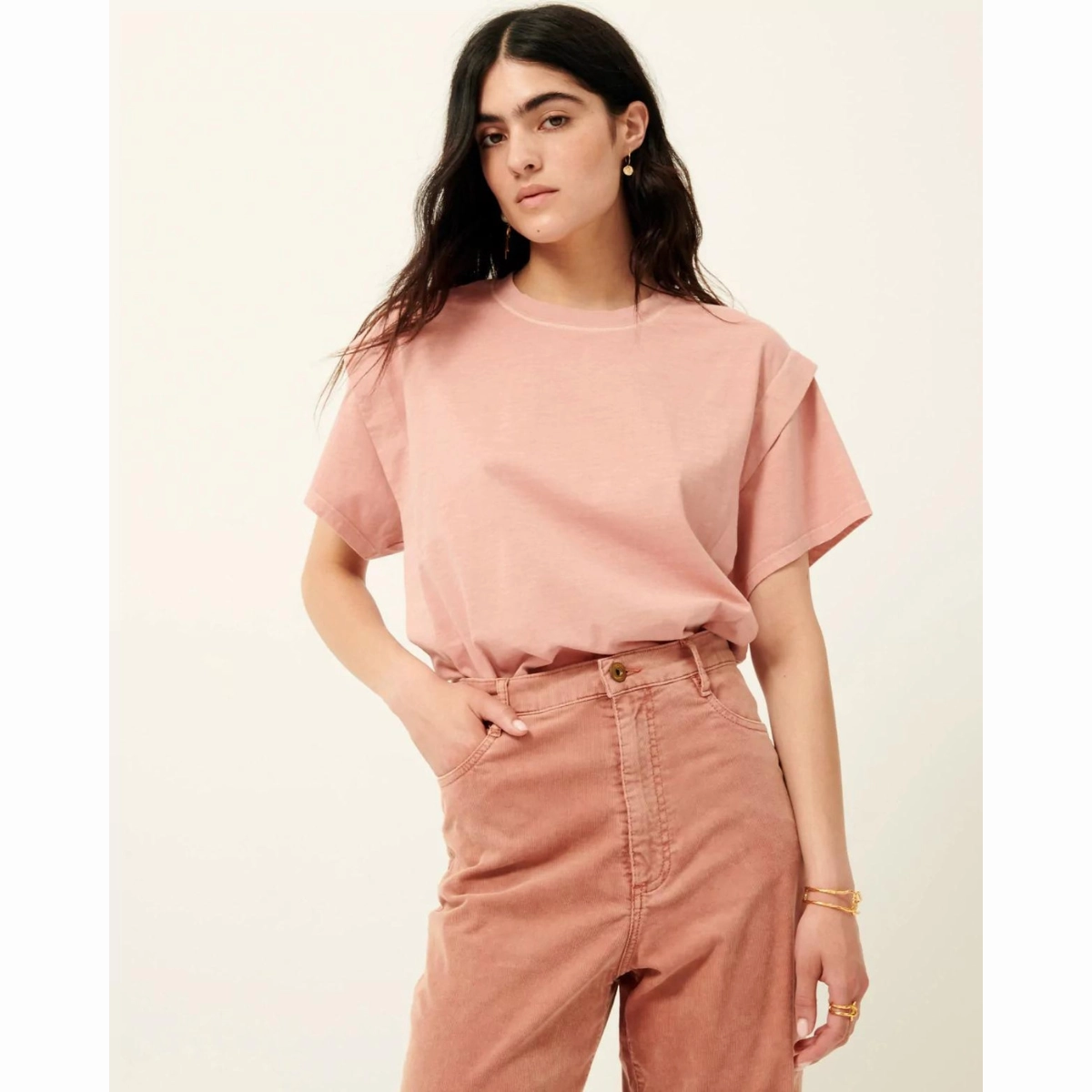 Rose d Arles Valerio T-Shirt Skinny Fit Travel Light