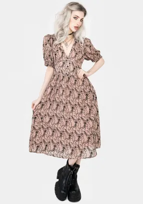 Rosethorn Corset Midi Dress MultiPurposePockets