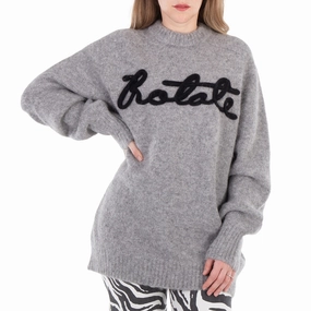 Effortless knitwear Rotate Oversized Knitted Logo Jumper