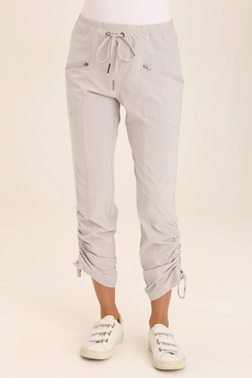Runyon Whisper Stretch Adjustable Ruched Active Pant Hip Friendly Pockets