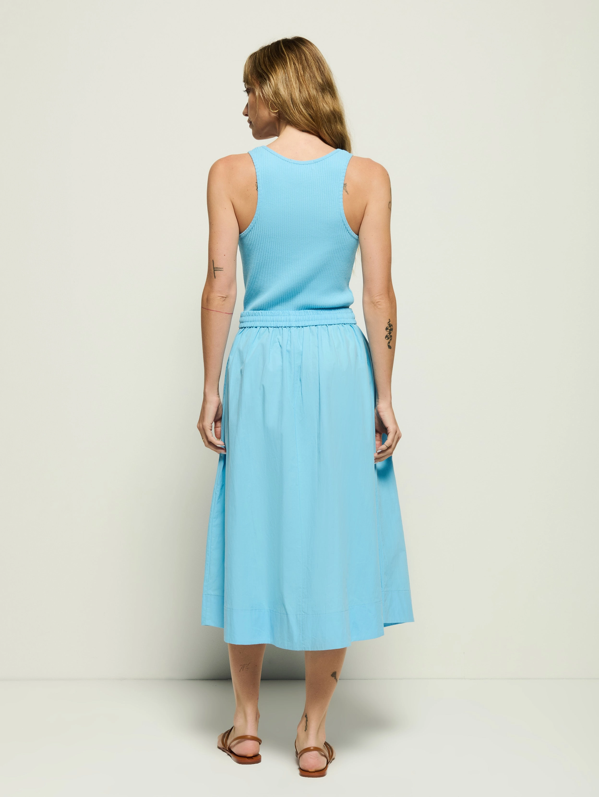 Casual Smart Natural Flow Sadelle Combo Midi