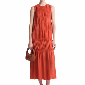 Tailored Elegance Sapporo Cupro Maxi Dress