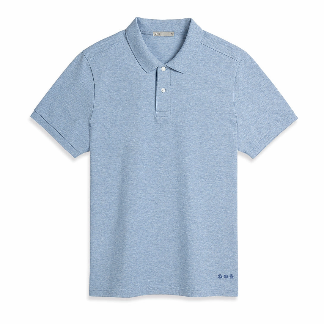 Relaxed Wearable Versatile Fit Sasco Pique Heather Polo