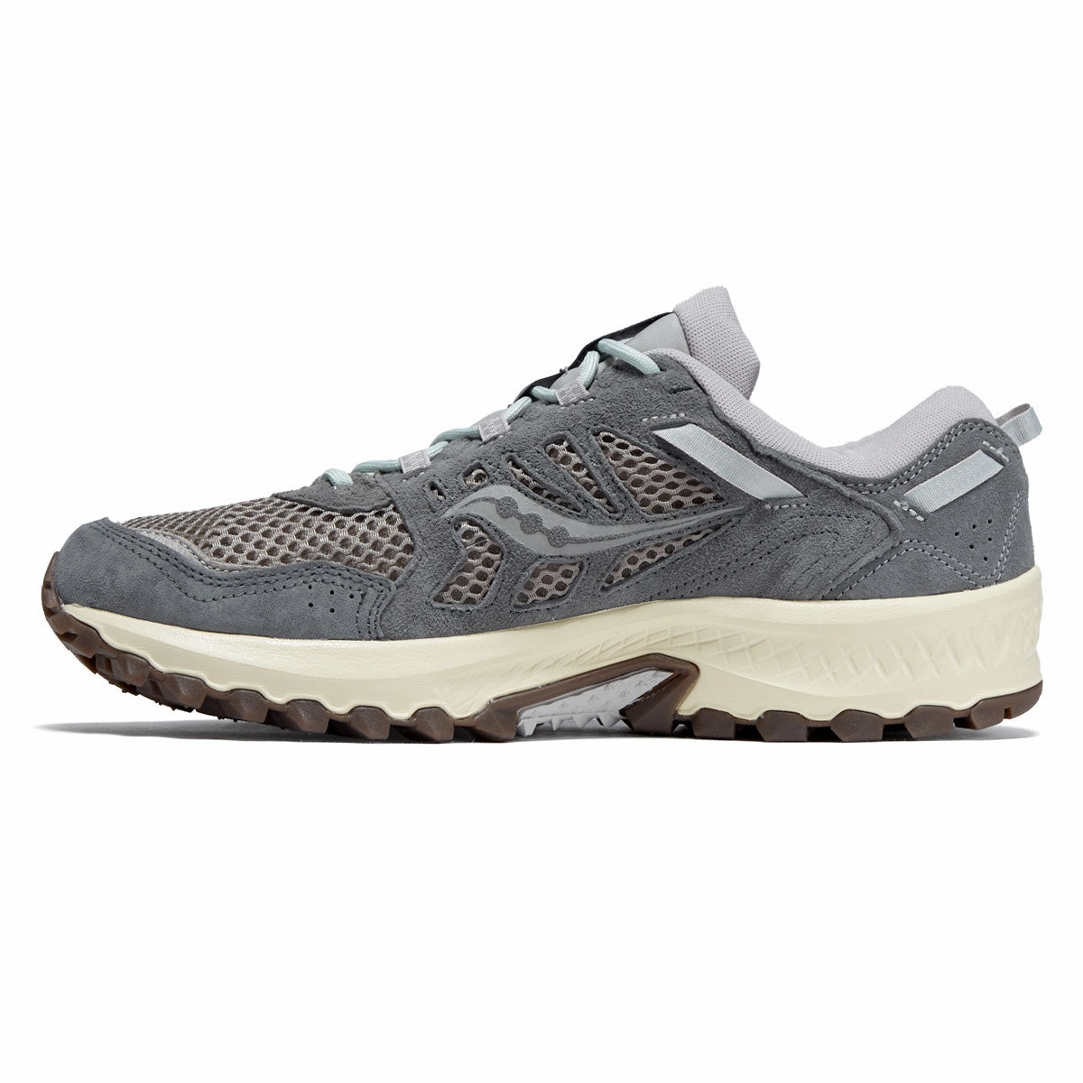 Saucony Grid Peak Shoes - Grey/Carbon Ergo Build Retro