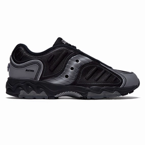 Flexible Groove Tech Saucony Matrix Shoes - Black/Metallic