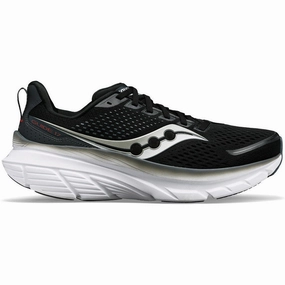Agile Cushioning Pods Configuration Saucony Men's Guide 17 Running Shoes Black / Shadow