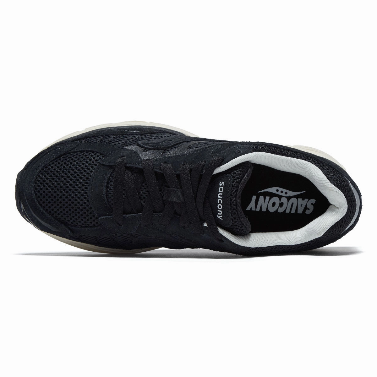 Saucony Progrid Omni 9 Shoes - Black/Cream Calm Fit